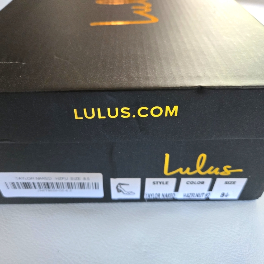 NEW💫 - Lulu's Taylor Naked Heels Size 8.5 - Picture 8 of 9